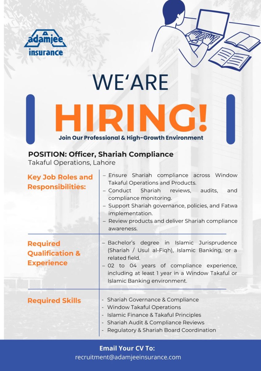 Adamjee Insurance Company Limited Jobs September 2026 1