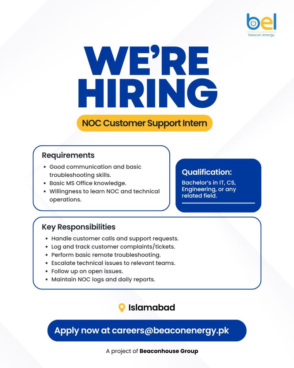 Beacon Energy Limited BEL Jobs September 2026 1