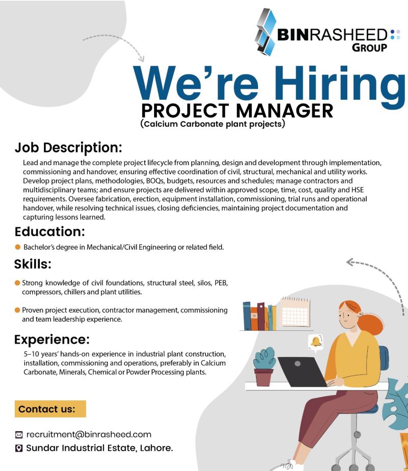 Bin Rasheed Group Jobs Project Manager 1