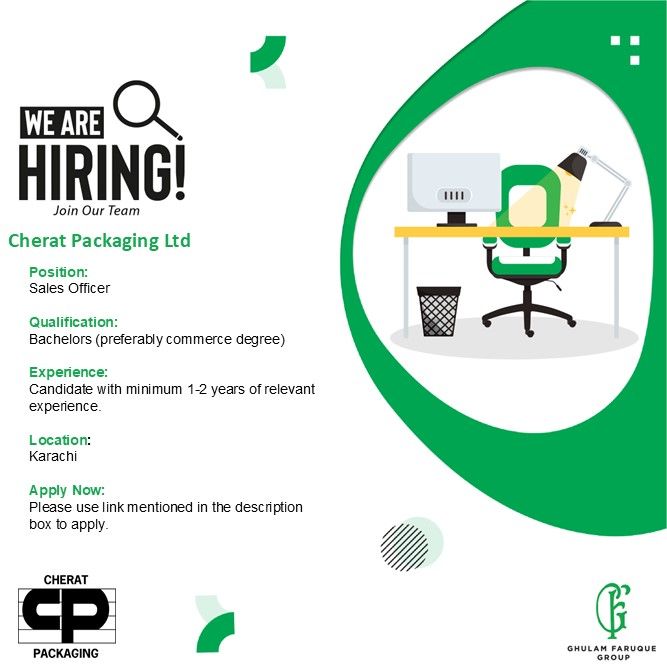 Cherat Packaging Ltd Jobs Sales Officer 1