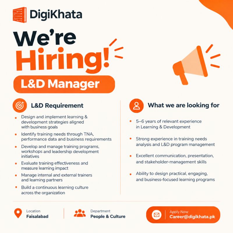 Digikhata Jobs L&D Manager 1