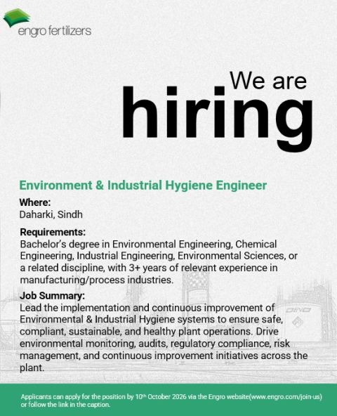 Engro Fertilizers Jobs 27 September 2026 03 1