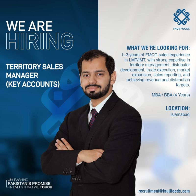 Fauji Foods Limited Jobs Territory Sales Manager 1