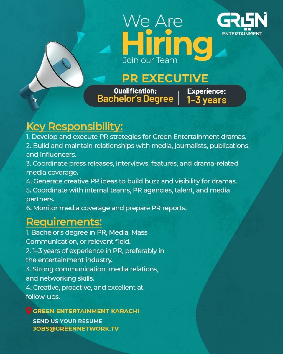 Green Entertainment Jobs September 2026 1
