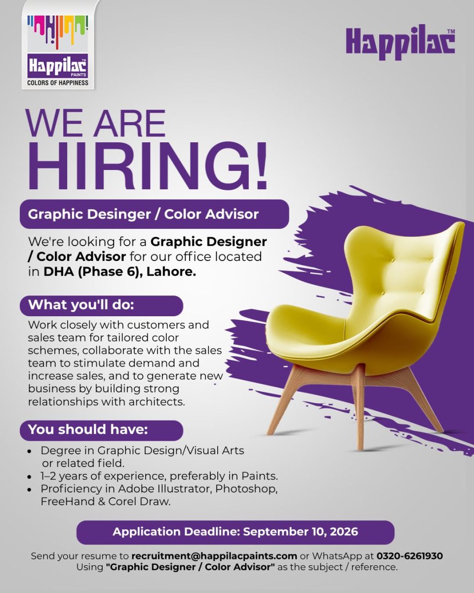 Happilac Paints Jobs Graphic Designer / Color Advisor 1