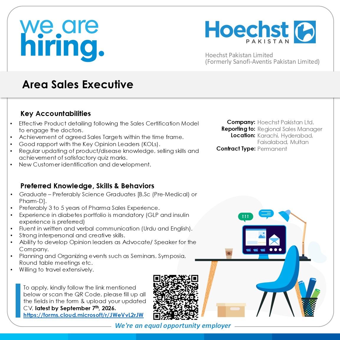 Hoechst Pakistan Limited Jobs Area Sales Executive 1