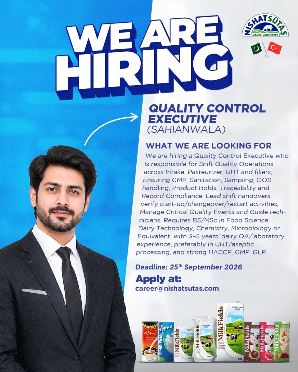 Nishat Sutas Dairy Company Jobs September 2026 2