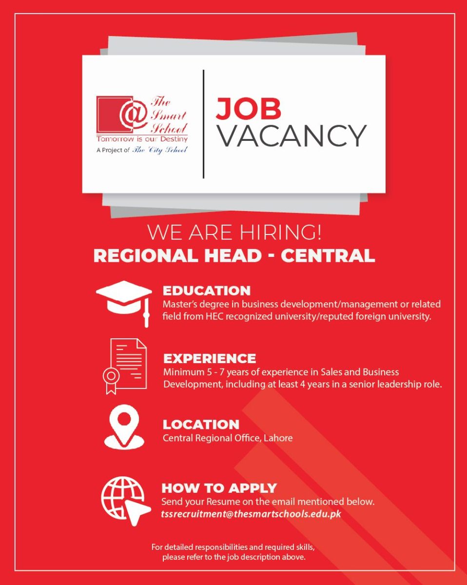 The Smart School Jobs Regional Head 1