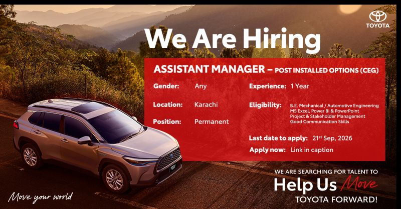 Toyota Indus Motor Company Ltd Jobs 09 September 2026 01 1