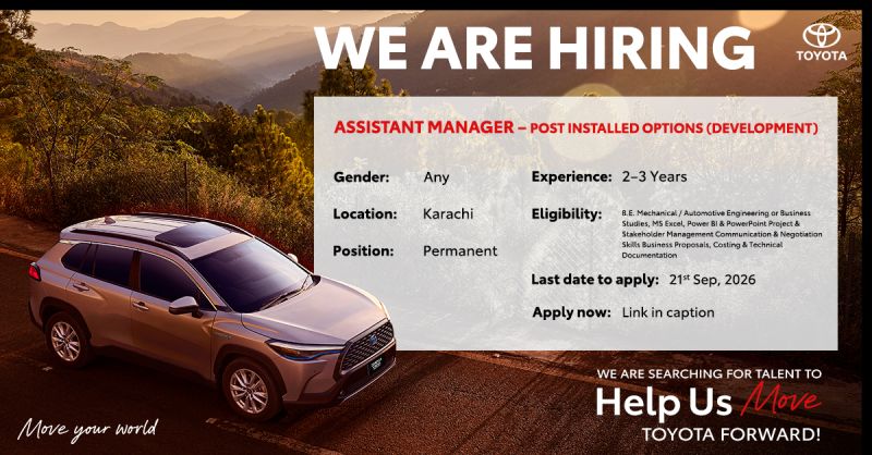 Toyota Indus Motor Company Ltd Jobs 09 September 2026 02 1