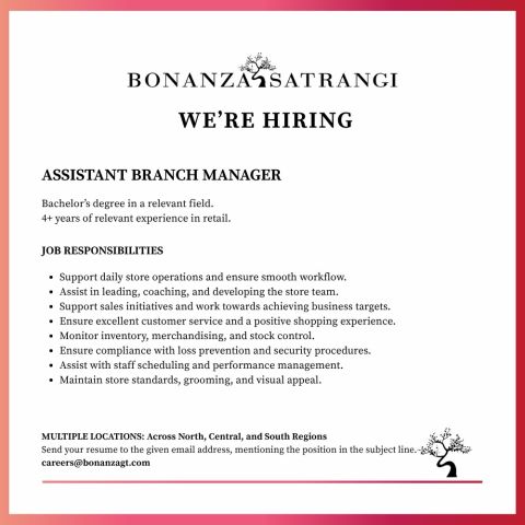 Bonanza Satrangi Jobs 25 October 2026 01 1