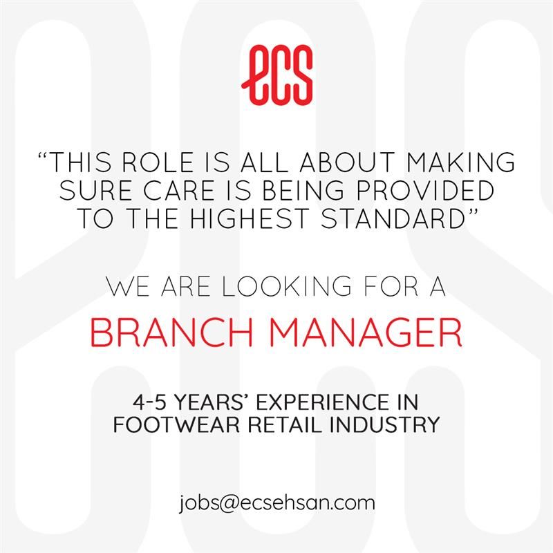 ECS Ehsan Chappal Store Jobs Branch Manager 1