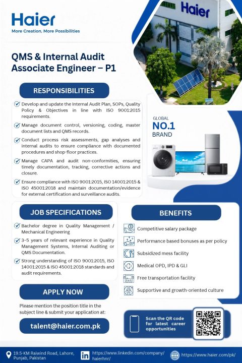 Haier Jobs 04 October 2026 02 1