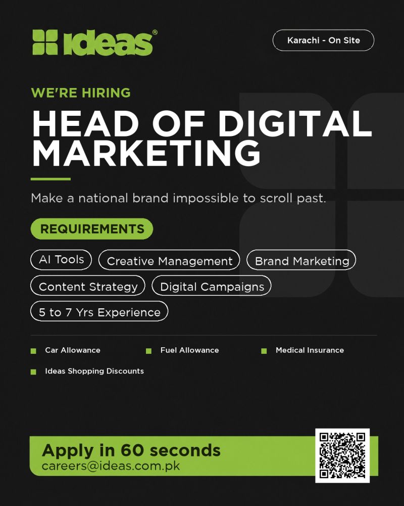 Ideas Private Limited Jobs Head Digital of Marketing 1