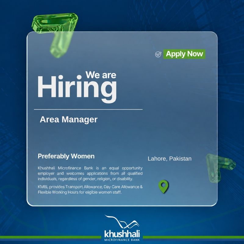 Khushhali Microfinance Bank Jobs Area Manager 1