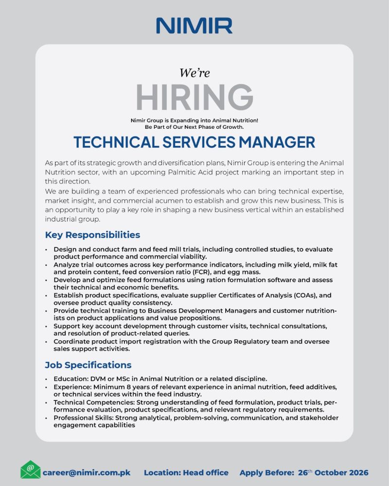 NIMIR Group Jobs October 2026 2
