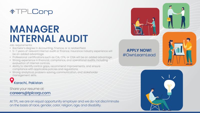 TPL Corporation Jobs Manager Internal Audit 1